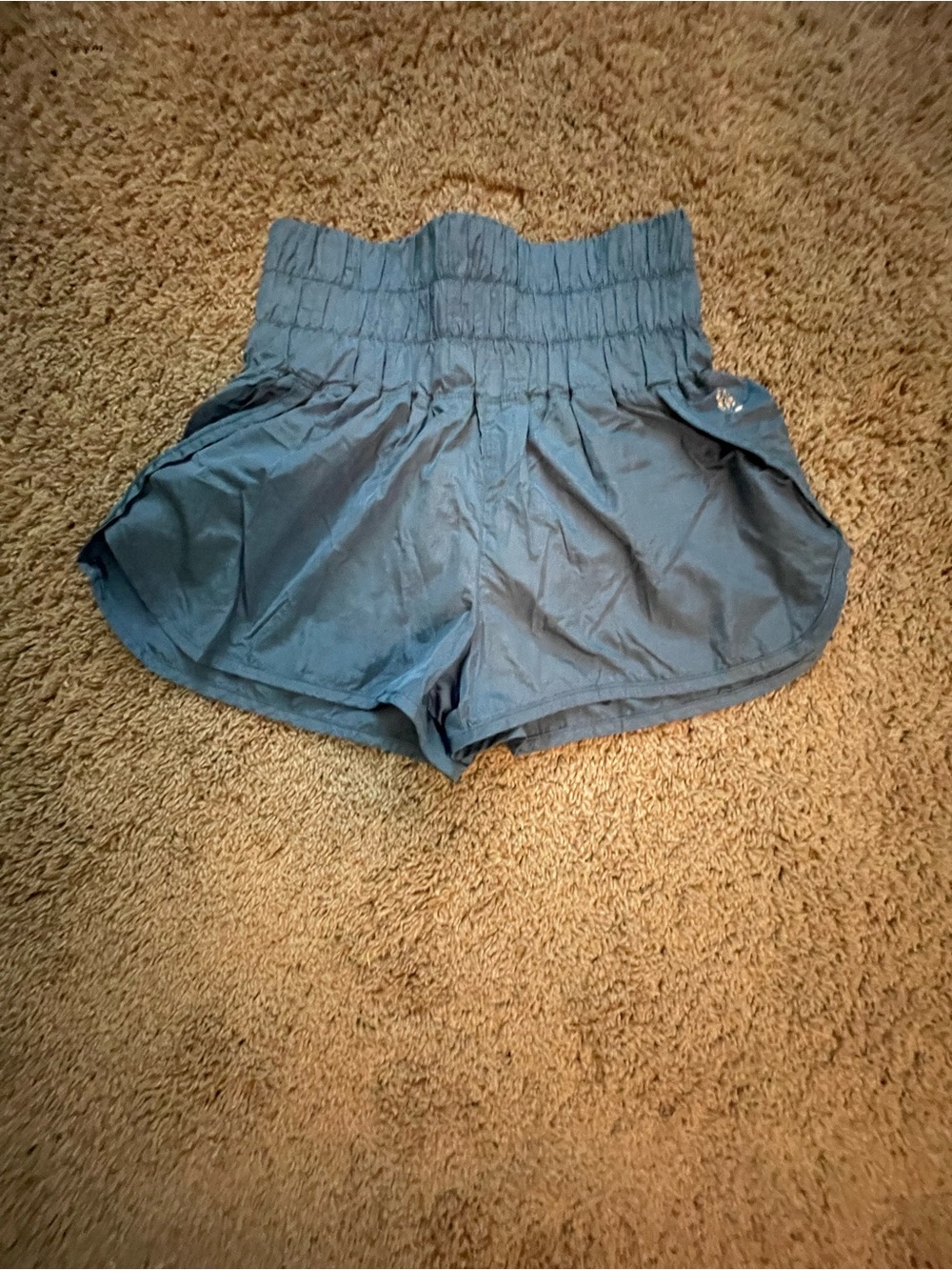 Free People Movement Slate Blue Women's Athletic Shorts